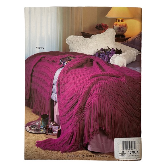 LEISURE ARTS Instruction Book for Six Warm and Cozy Afghans - Picture 8 of 8